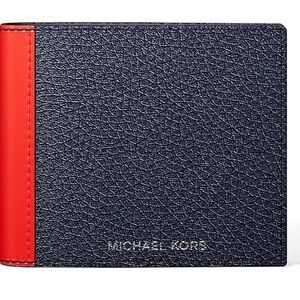 Michael Kors Men's Navy and Red Card Holder